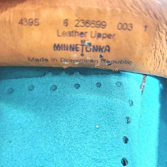 Minnetonka Leila Studded Suede Slip On Mule Moccasin size 6 - Picture 8 of 8